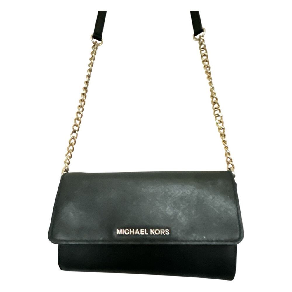 MICHAEL KORS Jet Set cross body bag Color Black - Picture 7 of 9
